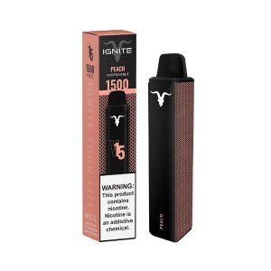 Pod descartável Ignite V15 - 1500 Puffs - Peach