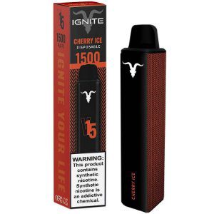 Pod descartável Ignite V15 - 1500 Puffs - Cherry Ice