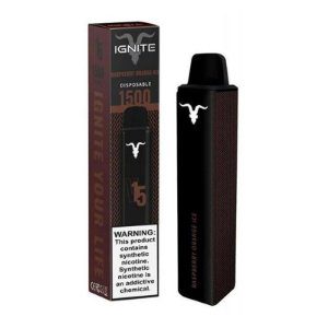 Pod descartável Ignite V15 - 1500 Puffs - Raspberry orange ice