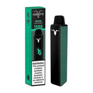 Pod descartável Ignite V15 - 1500 Puffs - Menthol